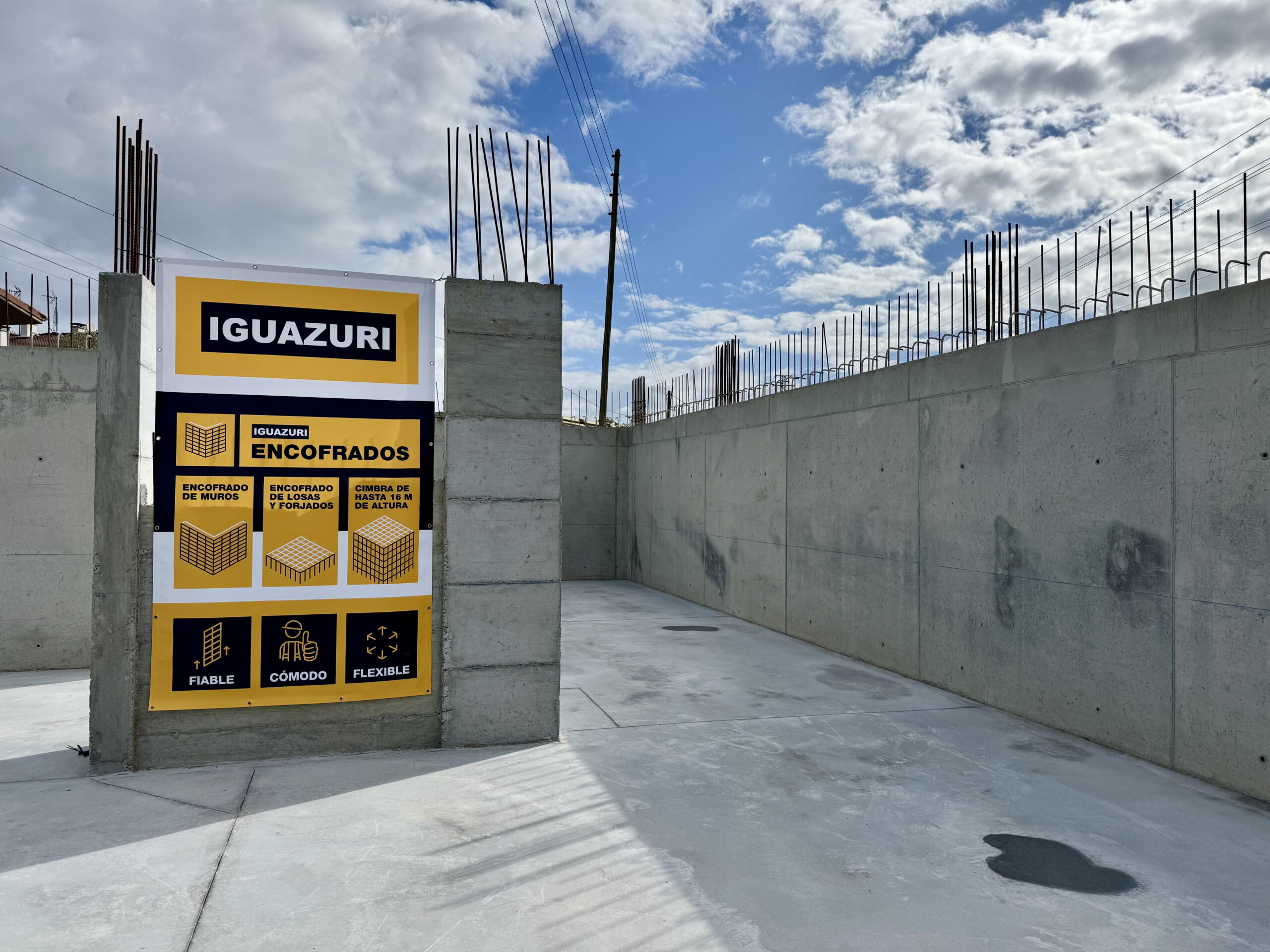 Encofrados en vivienda bifamiliar – Irún